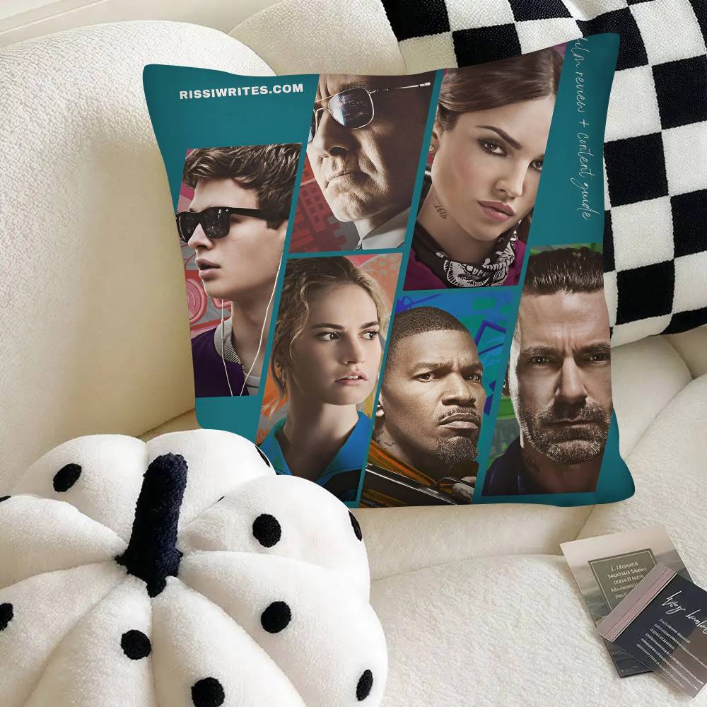 Baby Driver Классический Боевик Игровой Наволочка Квадратная Подушка Спальня Диван Отдых Комфортная Подушка Автомобиль Домашний Декор