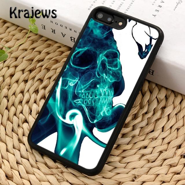 Krajews Мексиканский Сахарный Череп Мягкий Чехол для Телефона Для iPhone 17 Air 16 15 14 plus 11 12 13 pro max coque Оболочка Fundas