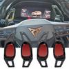 Печать под карбон Для Cupra Ateca Formentor Leon Рулевое колесо автомобиля Лепестки переключения передач Лепестки переключения передач Dsg Расширение