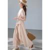 Southern French Time Lyocell Linen Dress with Belt