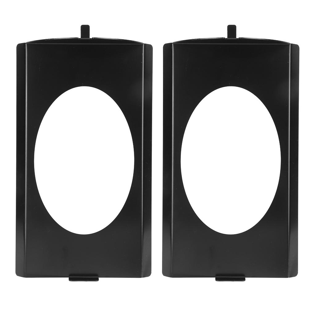 1 Pair Behind Seat Speaker Brackets 6x9 Inch Steel Cab Corner Speaker Brackets for C10 1973‑1987 Black