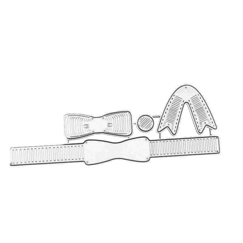 Лук художественный узор, металлические стальные трафареты, трафареты для скрапбукинга, ремесленные штампы, 3D DIY, изготовление фестивальных карт