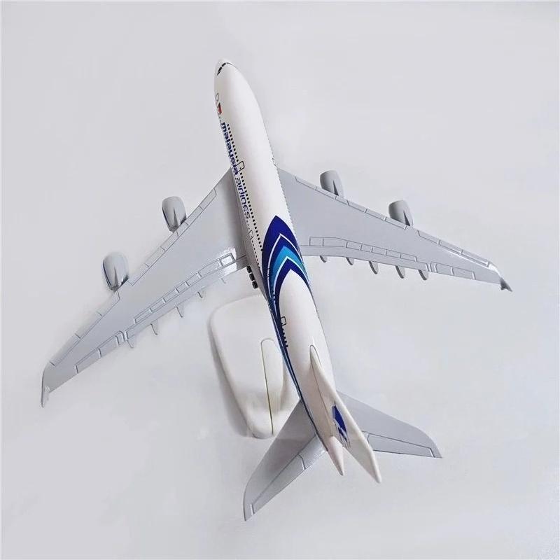 1/300 A380 Malaysian Airlines 20см Сплав Модель Самолета Реплика Авиация Литой Миниатюрный Самолет Самолет Детские Игрушки Коллекционировать
