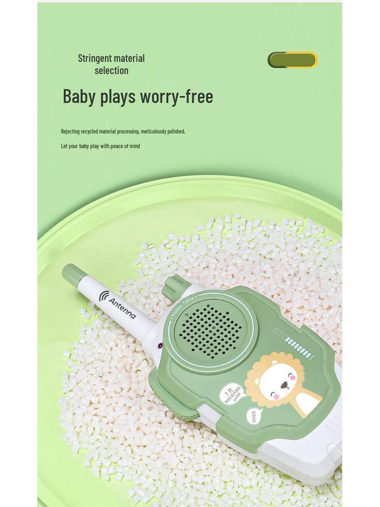 Детский набор раций: Интерактивные беспроводные игрушки для звонков для родителей и детей, умная уличная связь.