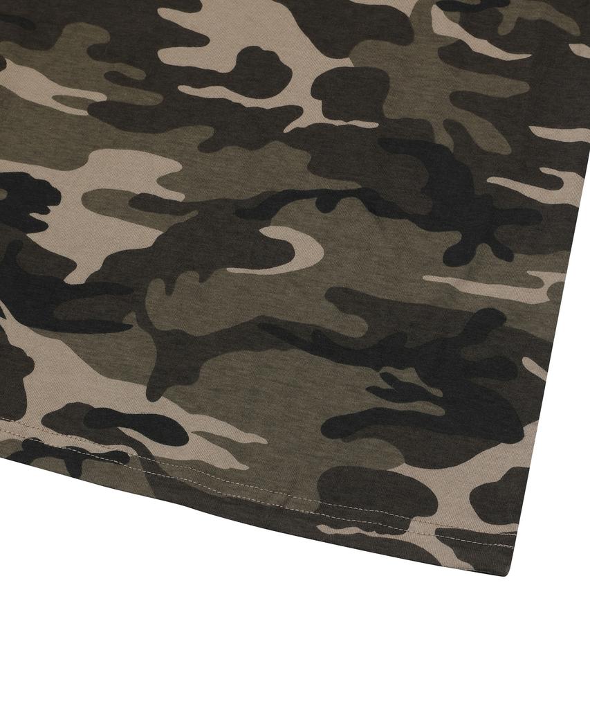 MUCENT Tinker Bag Round Logo Camo Short Sleeve T-Shirt Unisex