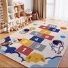 Cartoon Four Seasons Early Education Children's Rolling Pad, Living Room Crystal Felt Carpet, Home Decoration