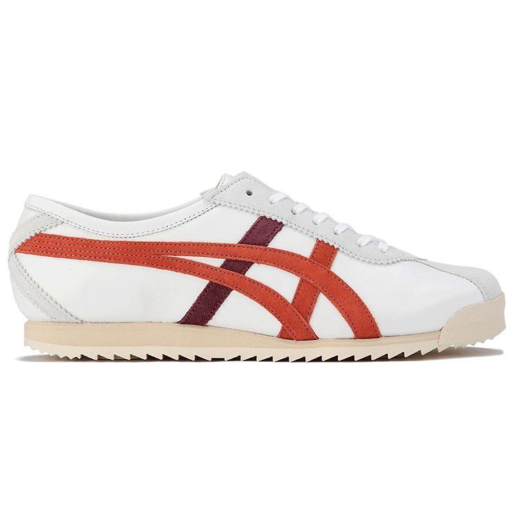 ONITSUKA TIGER Limber 66 Prestige Удобные Прочные Низкие Кроссовки для Бега Женские кроссовки Бело-красные 1182A096-102