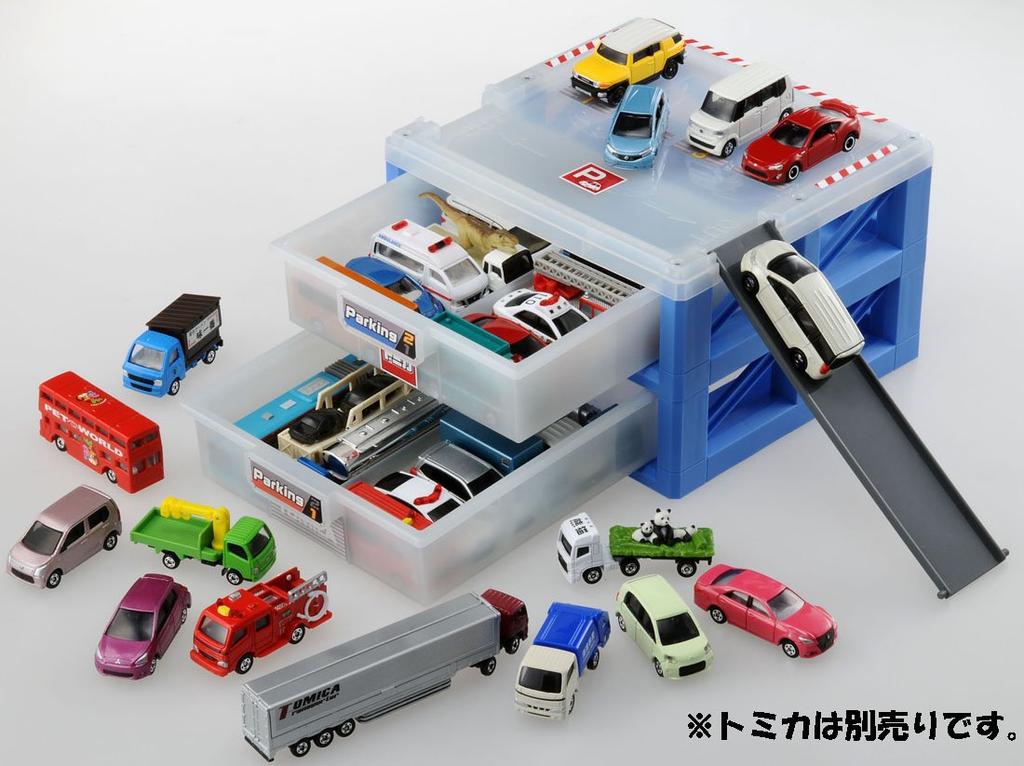 Takara Tomy Parking Case Mini Car Toy Storage Возраст от 3 лет и старше Пропуска Стандарты безопасности игрушек Сертификация ST Mark TOMICA TAKARA TOMY Пластик Белый