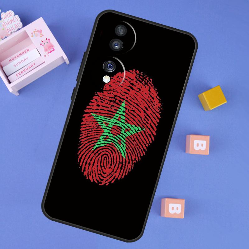Maroc Morocco Flag Case For Honor X9d X9a X9b X9c X8b X8c Win RT 200 400 Pro 70 90 Magic 7 Lite 5 6 8 Pro Cover