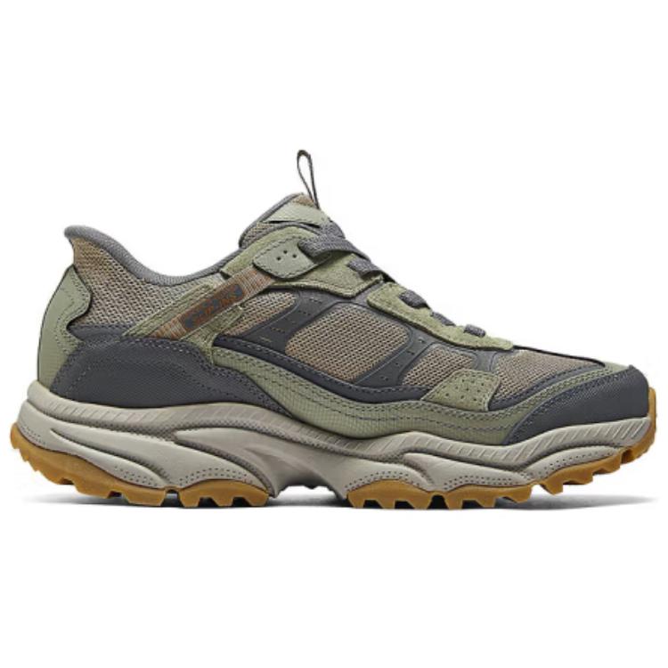 Skechers Уличные удобные универсальные прочные низкие уличные функциональные ботинки Мужская обувь Оливково-серый 237744-OLGY