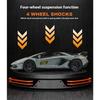 Масштаб 1/24 Сплав Спортивный автомобиль Lamborghini Aventador SVJ63 Литая металлическая модель Звук и свет Инерционный Детская игрушка Изысканное украшение