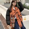 Korean Wool Knitted Scarf Cute Cat Scarf Pashmina Shawl Women's Winter Scarf Warm Foulard Shawl for Female
