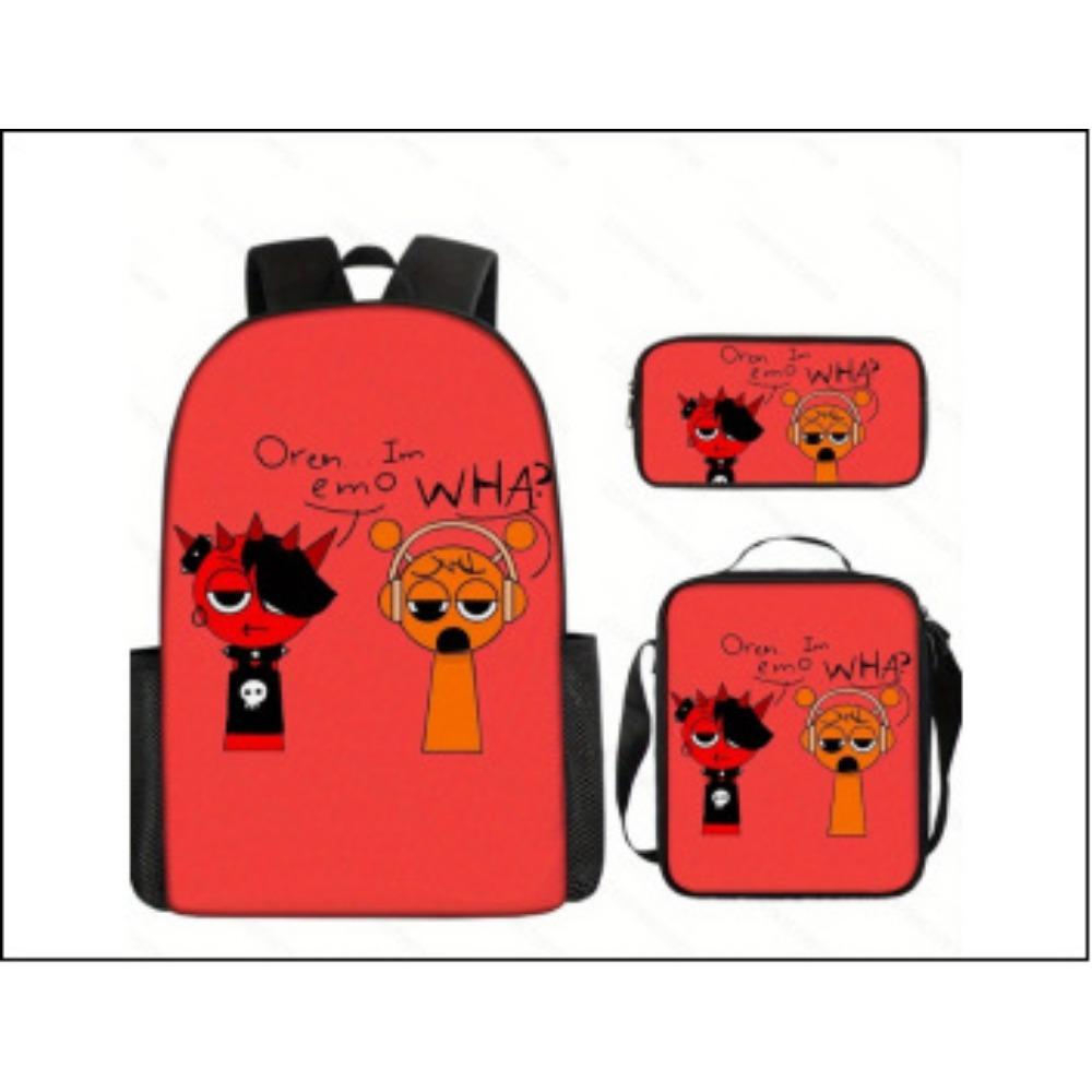 Ритм Бокс Периферийный Школьный Рюкзак Начальной Школы Большой Вместимости Рюкзак Звездное Небо Набор из Трех Предметов