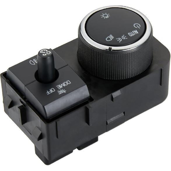 Headlight Dimmer Switch Fits For 2007-2014 Chevy Avalanche Silverado Suburban Tahoe,For GMC Sierra Yukon XL, Fog Light Switch Dome Headlamp Switch