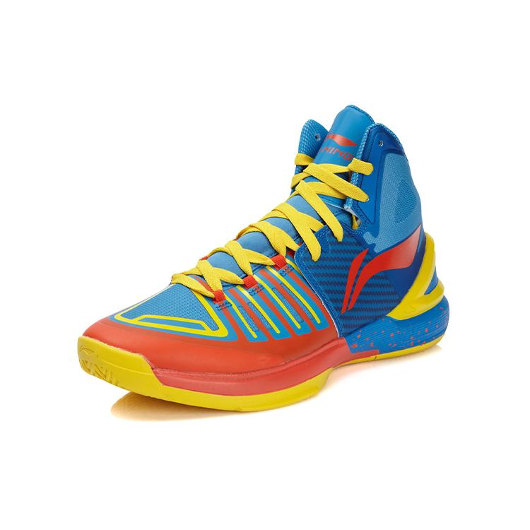 Баскетбольные кроссовки Li Ning Speed 1 Унисекс Средняя высота Синий/Красный/Желтый ABAJ011-2