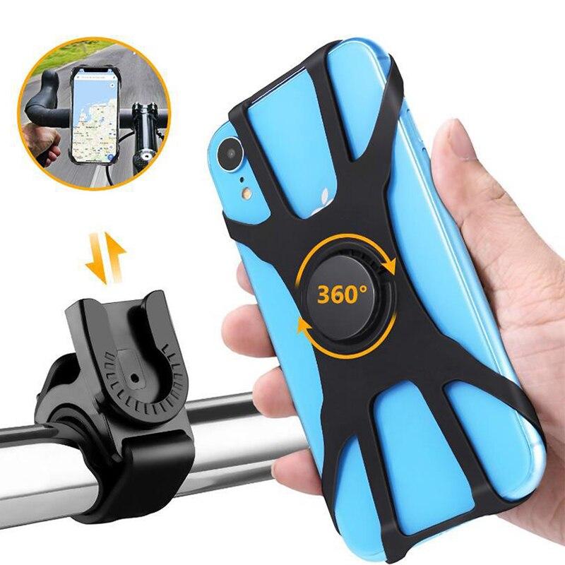 Removable Bicycle Phone Holder for IPhone 11 Pro Max Universal Motorcycle Mobile Phone Holder Bike Handlebar Stand Bracket