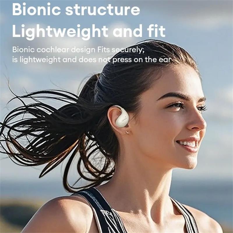 100% НОВАЯ оригинальная гарнитура Lenovo TA330 OWS Bluetooth V5.4 со сверхнизкой задержкой, музыкальная игровая гарнитура с бионическим дизайном, спортивная подвесная гарнитура