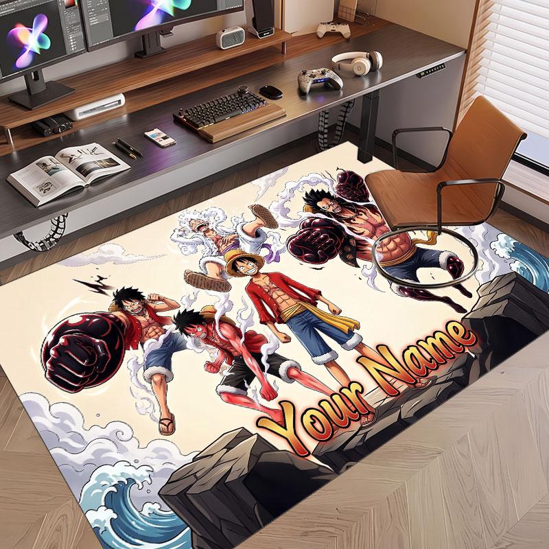 Custom Name Crystal Velvet Rug,One Piece Comfortable Anti Slip Floor Mat For Room Decoration