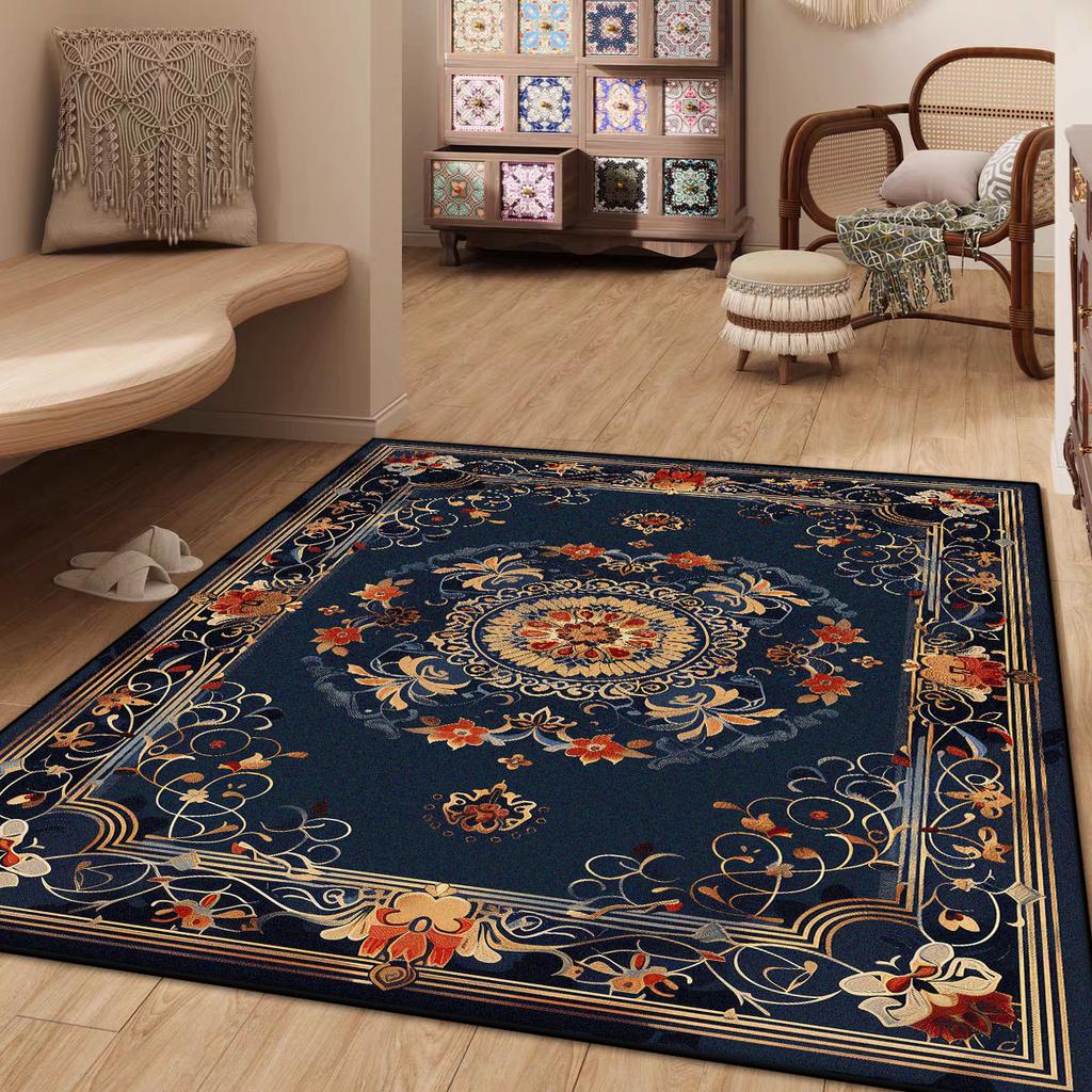 Ковер в стиле ретро, американский стиль, для гостиной, мягкий пушистый ковер, ковры для гостиной, большой площади, противоскользящие напольные коврики, прикроватные ковры для спальни, коричневые ковры