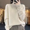 Женский кашемировый свитер Qinghe cashmere 30% кашемир 70% шерсть Женский осенне-зимний кашемировый свитер мягкий и теплый