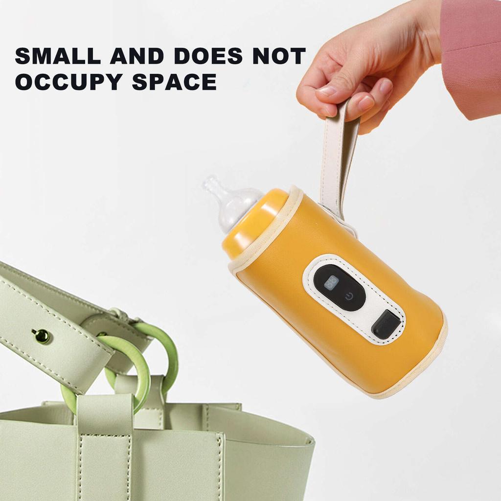 Сумка для подогрева бутылочек с молоком, портативная, безопасная, с регулировкой температуры, водонепроницаемая, с USB-подключением, для изоляции бутылок дома и на открытом воздухе