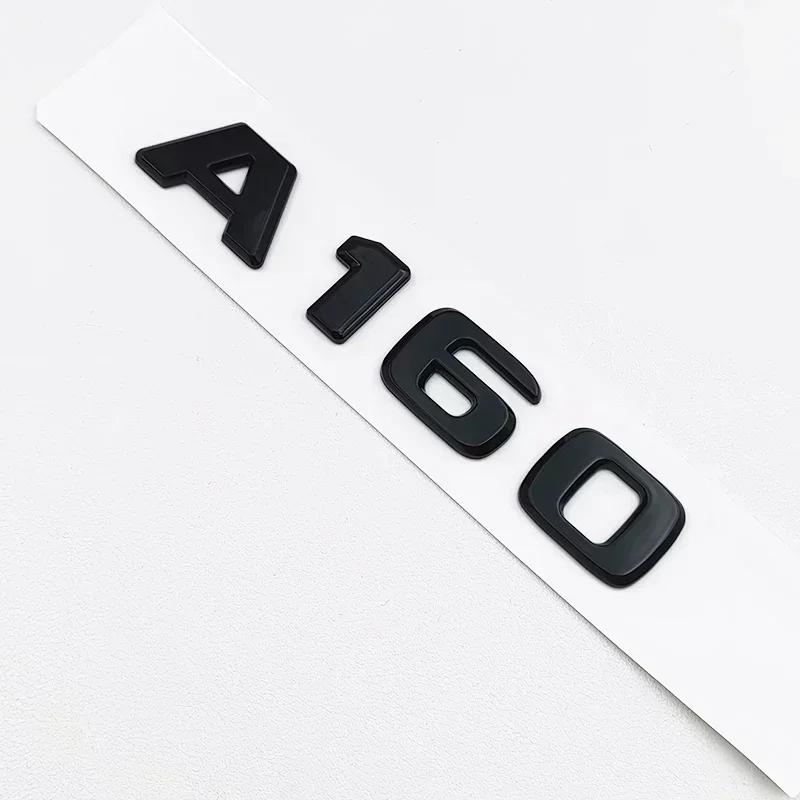 2026 For Benz SW222For Mercedes Benz W176 W177 3D ABS Black A35 A45 A160 A180 A200 A250 Logo Letters 4MATIC Badge Car Rear Star Sticker AMG Emblem V3