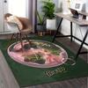 Wicked, Poster Pattern Polyester Office Carpet Chair Mats, Home Decor Dormitory Floor Protector with Anti-Skid Backing, Large Area Coverage,