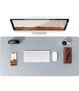 Leather Desk Pad Protector, Mouse Pad, Desk Mat, Waterproof Non-Slip PU Desk Blotter, Computer Desk Pad for Women