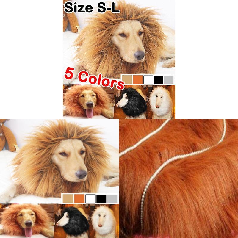 Костюм для питомца "Король джунглей", Львиная шляпа с искусственным мехом для маленьких собак