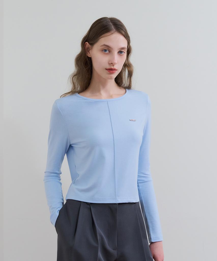 BASIKA Pintuck Long Sleeve T-Shirt_5 Colors