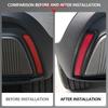 For MG4 EV MG 4 ELECTRIC   2024 Rear Fog Light Frame Cover Back Fog Lamp Trim 2Pcs Bumper Sticker Styling Accessories