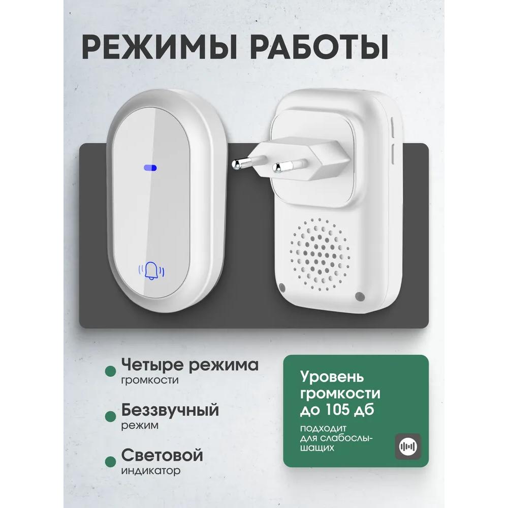 Xiaomi Беспроводной звонок 105 дБ IP68