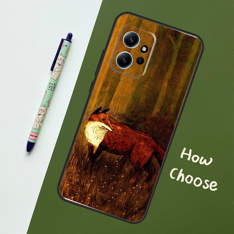 Winter Fox Foxes Case For Xiaomi Redmi Note 15 Pro Plus 14 13 10 11 12 Cover For Redmi 15C 15 13C 12C 14C 10C