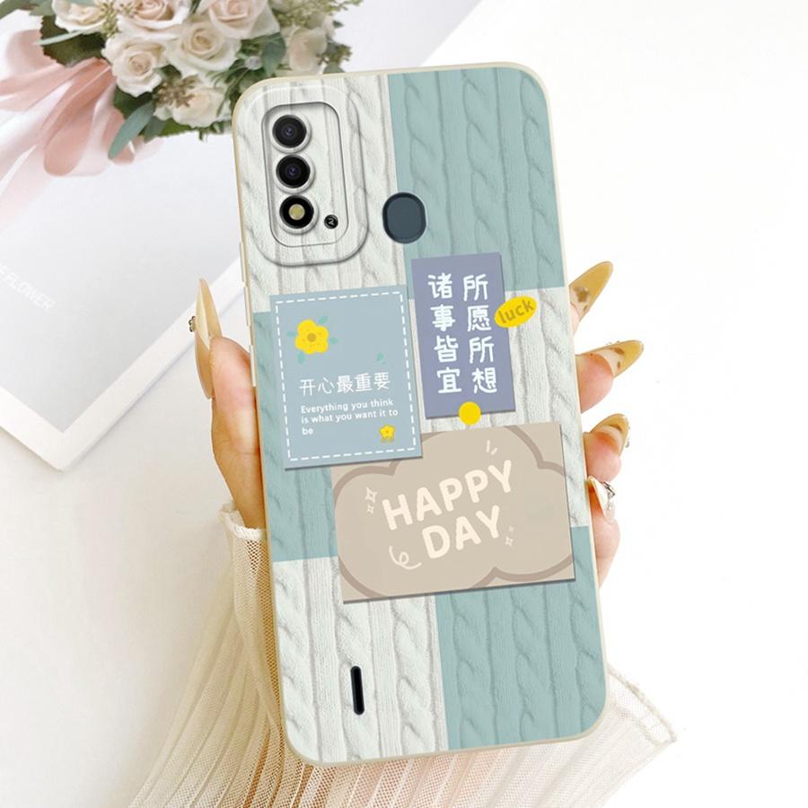 For Itel P37 Pro Vision 2Plus Phone Case Cute Rabbit Liquid Soft Silicone Bumber Shell For Itelp37 Capa Vision2s Back Cover