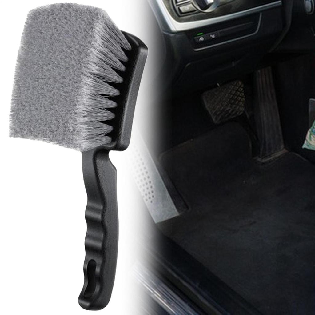 Tire Cleaner Brush Car Wheel Brush Tire Scrubber No Scratch Long Bristle Scrubber Detailing Tools Cleaning Supplies For Auto