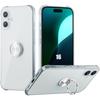 Protective Case - BOOLING - for iPhone 16 - Flexible - Transparent - 360° Shockproof Ring