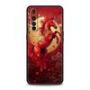 Мягкий ТПУ чехол для Realme C67 C63 C55 C53 C25 C21 10 11 12 13 GT 2 3 5 Pro Plus 5G Ударопрочный чехол для телефона Мультяшный Новый год Лошадь