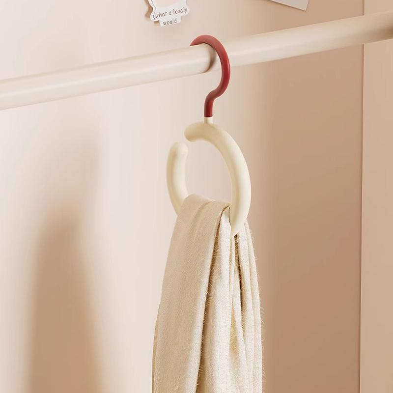 Дофаминовый крючок Многофункциональный вращающийся неперфорированный шарф шляпа сумка вешалка круглая шарф Выставочная витрина