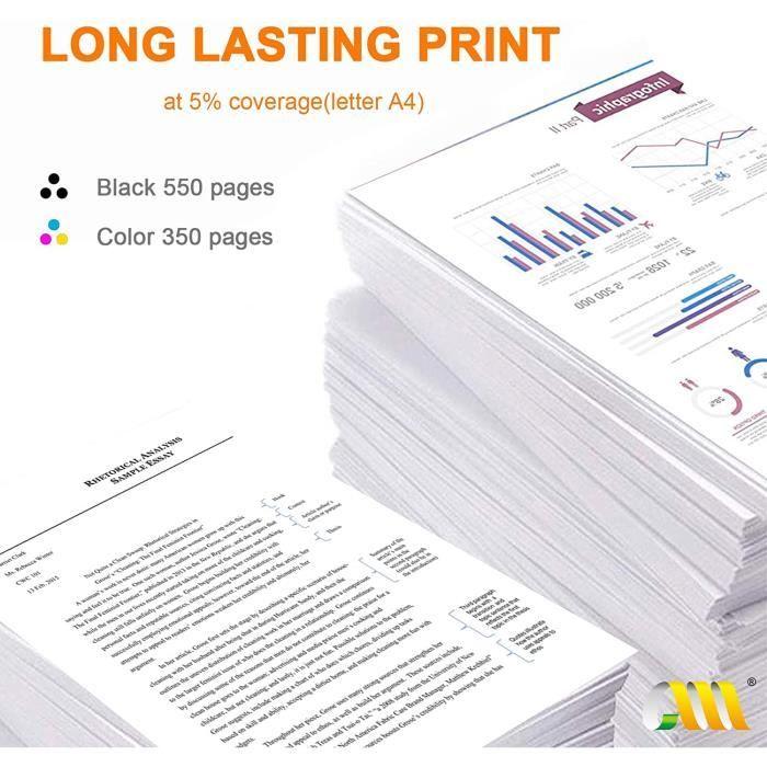 CARTOUCHE IMPRIMANTE CMCMCM Refanufacturées Compatible pour HP 301 301XL Cartouches d’encre Travail pour l’en548