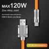 120W 6A Super Fast Charge Type C Liquid Silicone Cable Quick Charge 1M USB to Usb C Fast Charger Cable for Huawei Samsung Xiaomi