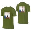 Korine Not Easy To Deform Reversible Tshirt Japanese Style City Boy Bright Colors Short Sleeve
