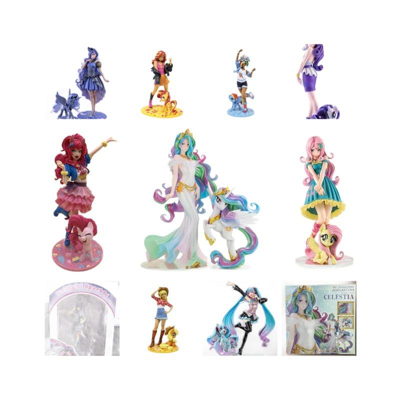 My Little Pony Радужная Кола Юйлуй Шуохуэй Шуошуо Бици Цзыюэ Лулу Яблоко Цзя'эр Сяодиэ Юньбао Чжэньци Ручная Работа Модель Подарок на День Рождения