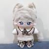 1 set Plaid Shorts Cotton Doll's Clothes Knitted Vest Plush Doll Clothes  20cm Cotton Doll