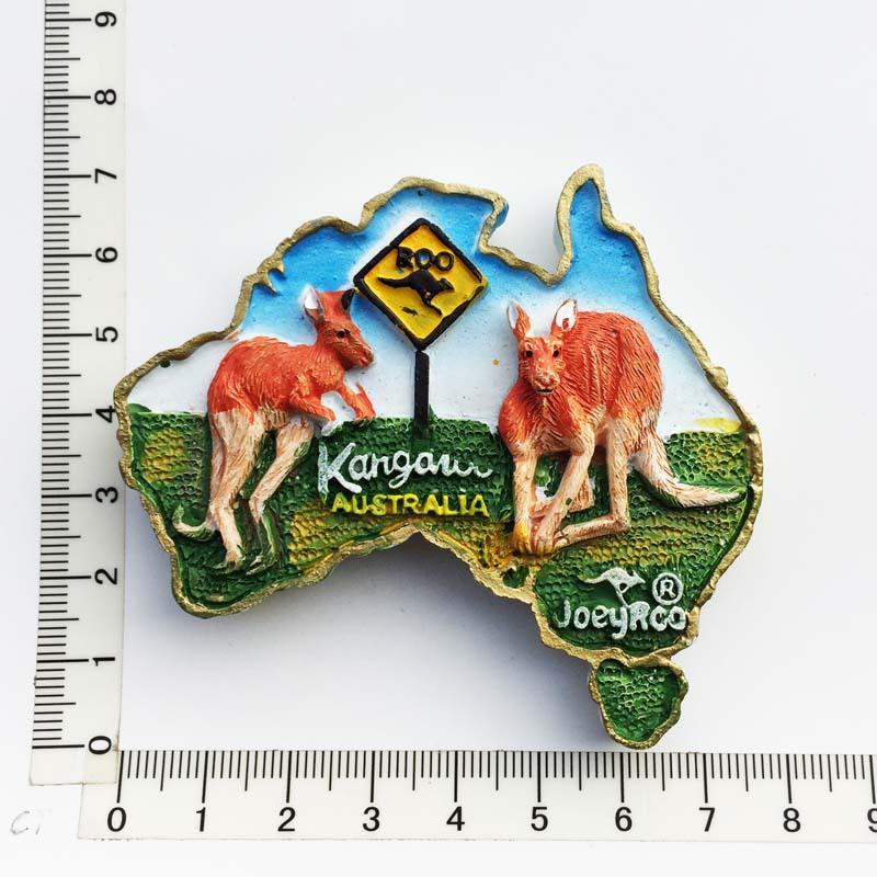 Оригинальные магниты на холодильник в Австралии, Сидней, Брисбен, сувенирные магнитные магниты на холодильник, краска из смолы, изделия ручной работы, украшение дома