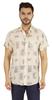 Inkmeso Casual Button Down Printed Shirts For Mens Short Sleeve Regular Fit Beach