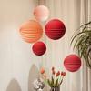 Festive Hangings Decorations Watermelon Paper Lanterns Honeycomb Balls Wedding Room Decorations