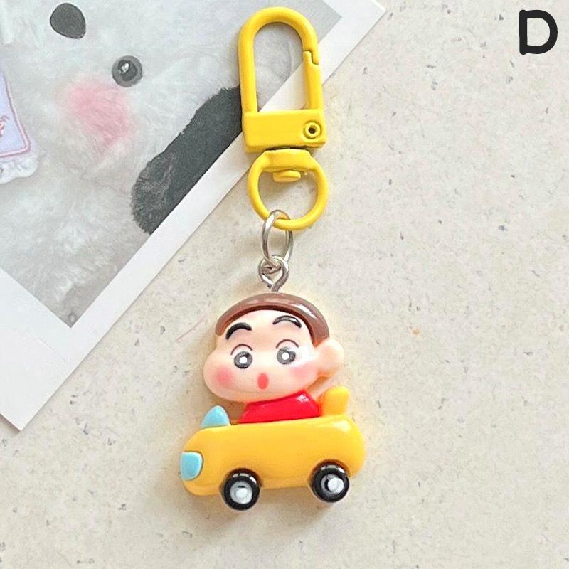 Брелок с рисунком мелка Xiaoxin, милый японский кулон, брелок для ключей, рюкзак, подвески, украшения для автомобиля, аксессуары для сумки