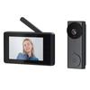 Умный видеодомофон с 4,3-дюймовым IPS-экраном, 2,4G Wi-Fi, видеодомофон HD, интеллектуальный видеодомофон для семьи, квартиры