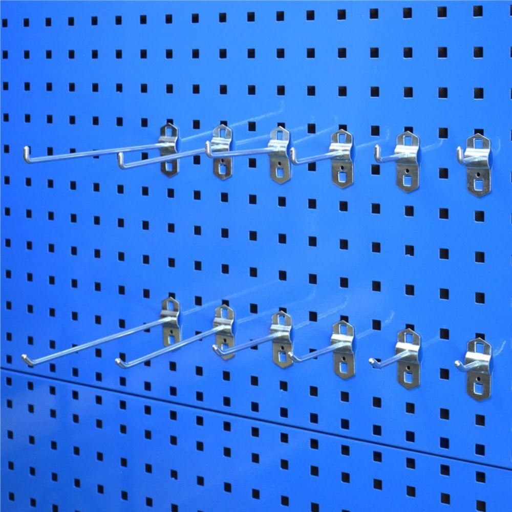 1Pcs Storage Rack Hole Board Hook Hammer/Pliers Pegboard Hook Oblique Hanger for Shop Good Shelf