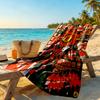Manchester Personalized Text Beach Towel Super Soft & Absorbent Ideal for Travel Outdoor Swim Pool Yoga Surf Camping Hiking Gym Gift Holiday
